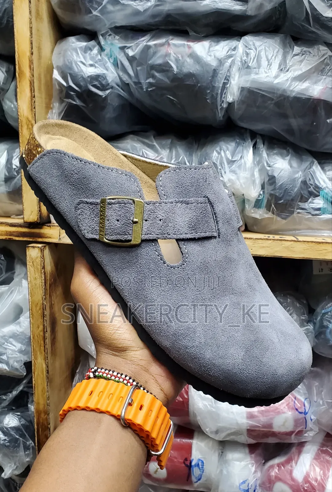 Men Leather Clogs