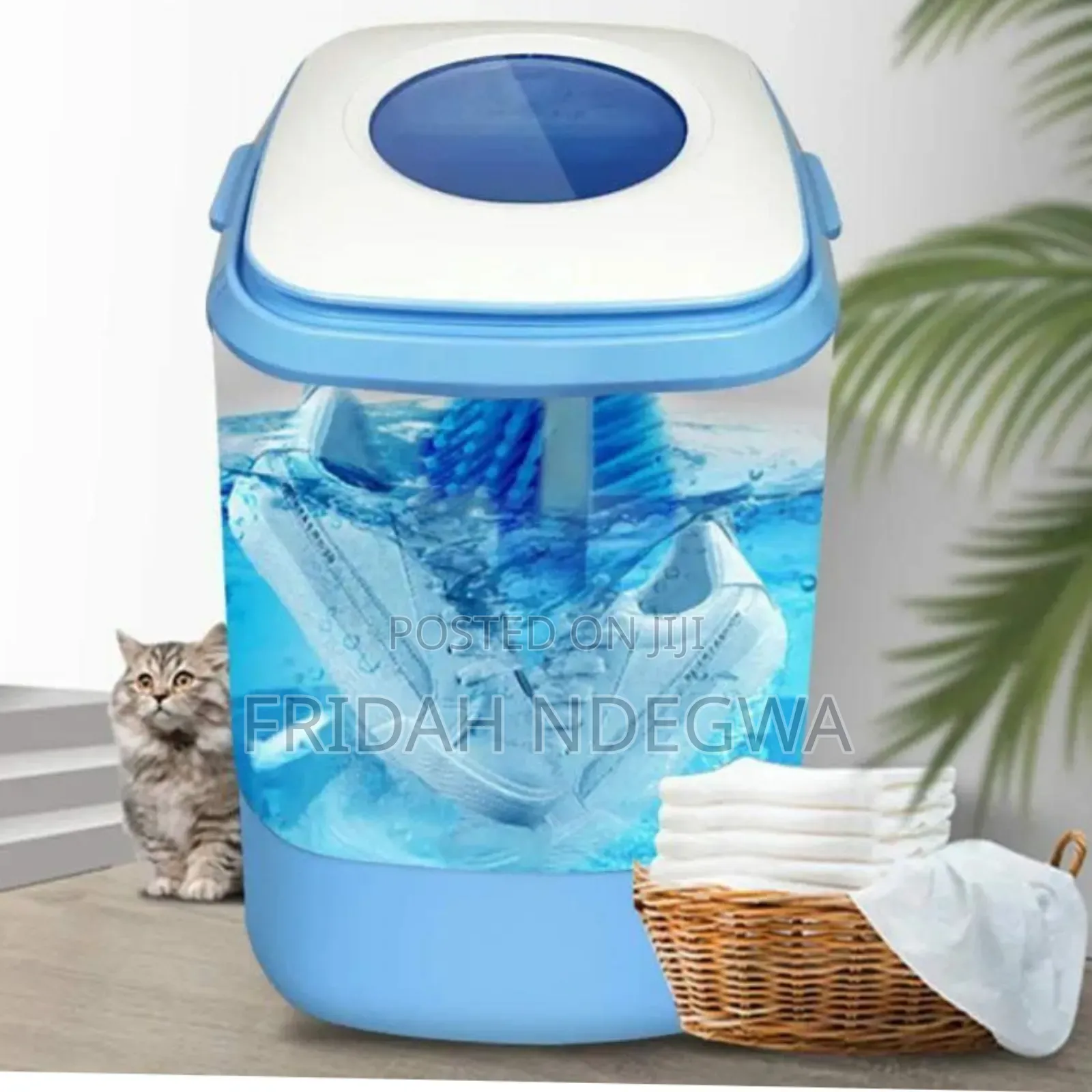 *Mini Washing Machine With Shoe Brush