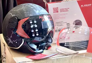 Motorcycle Helmet 1a Ls2 - Of/Hf Jet Clear Panda Visor