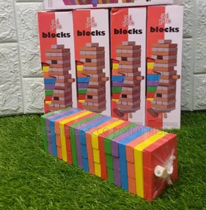 Jenga Coloured Game