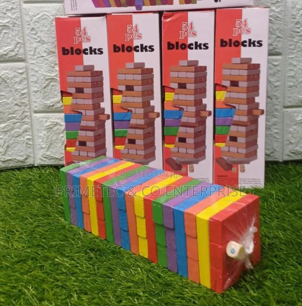 Jenga Coloured Game - main view