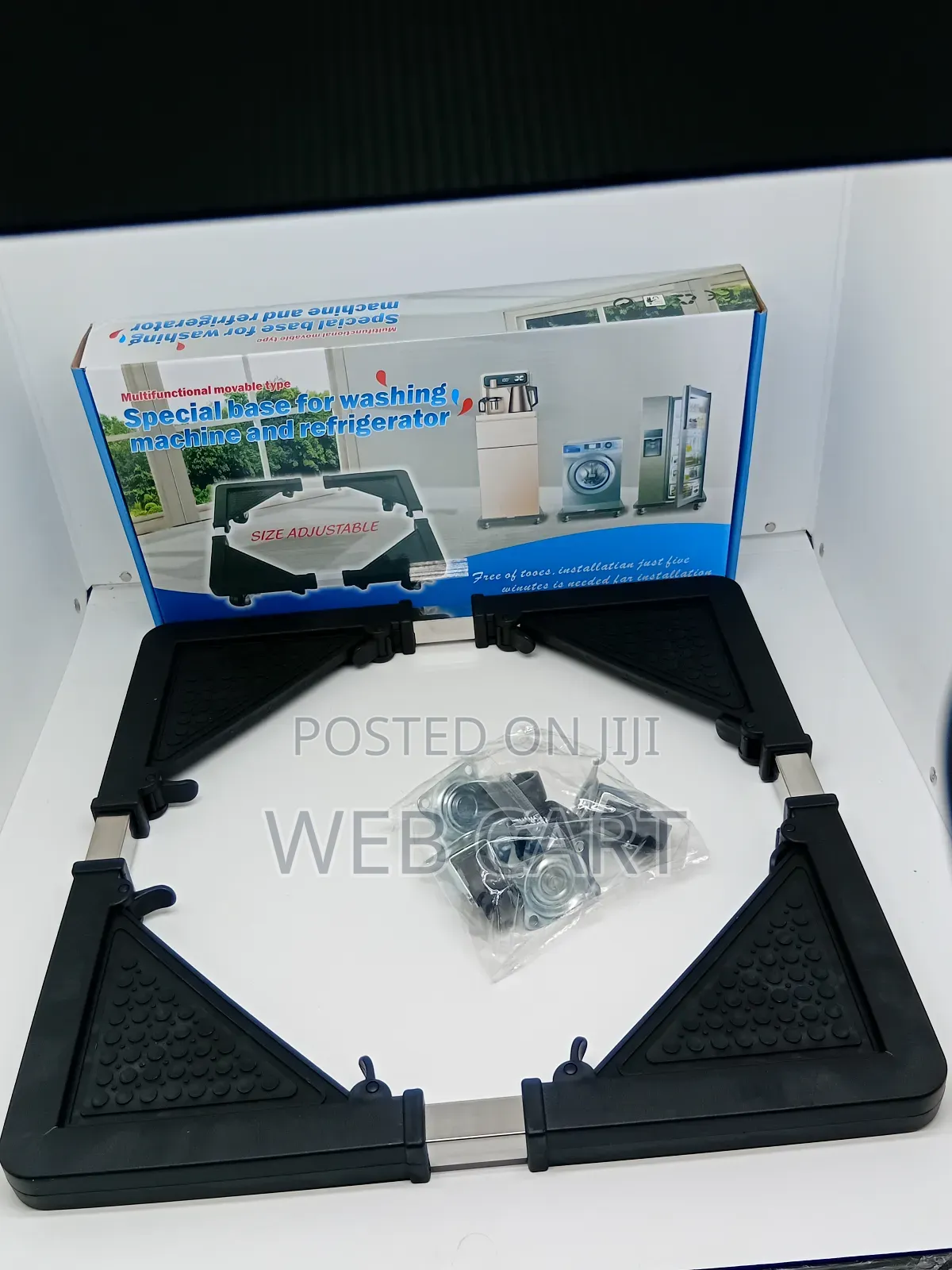 Multi-Functional Movable Base With Locking Wheels