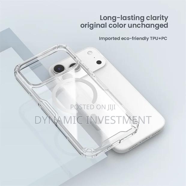Nillkin Nature Tpu Pro Magnetic Clear Case for Apple iPhone 17 Pro - thumbnail 2