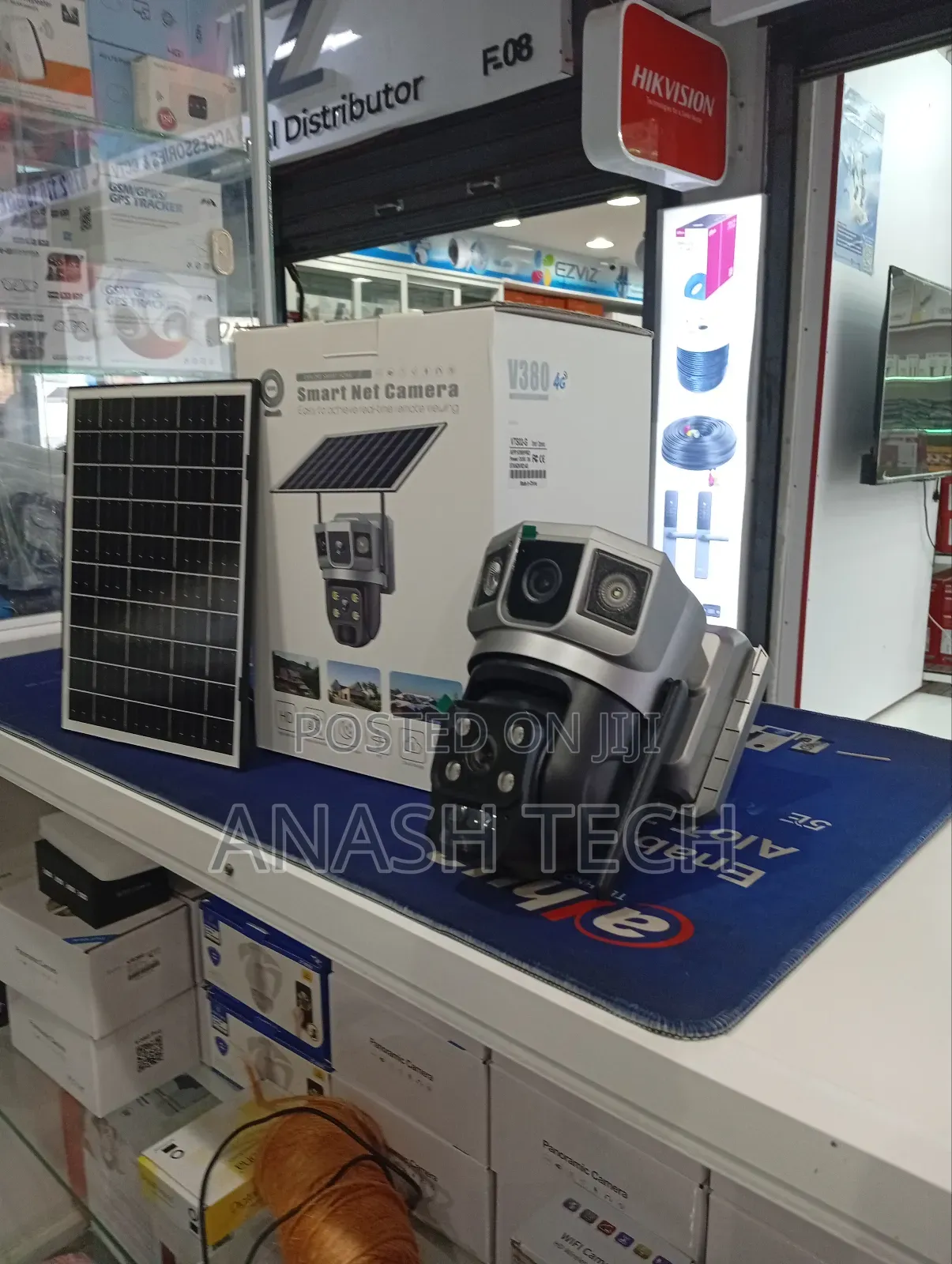 Inexpensive Dual Lens PTZ Solar Camera Accept All Sim Cards