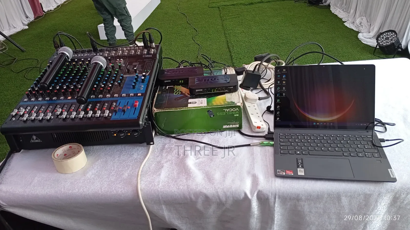 We Deliver Both Sound and Tv as a Package for Hire