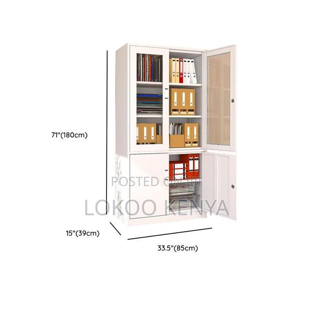 Office Cabinet : Office Filing Cabinet With Security Safe - thumbnail 3