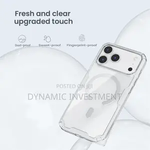 Apple iPhone 17 Pro Tpu Nilkin Clear Magsafe Shockproof Case