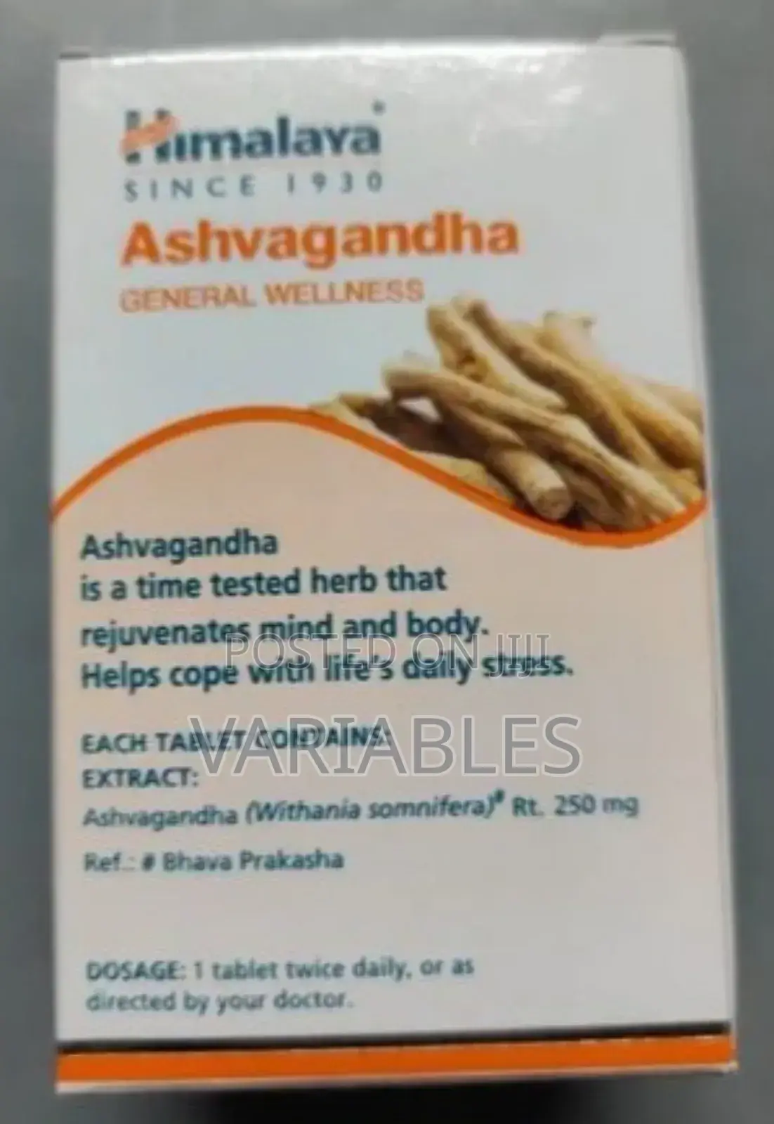Ashvagandha–Promotes Relaxation, Concentration, and Mental Clarity.