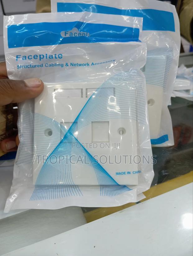 Cat6 Double Face Plate - thumbnail 2