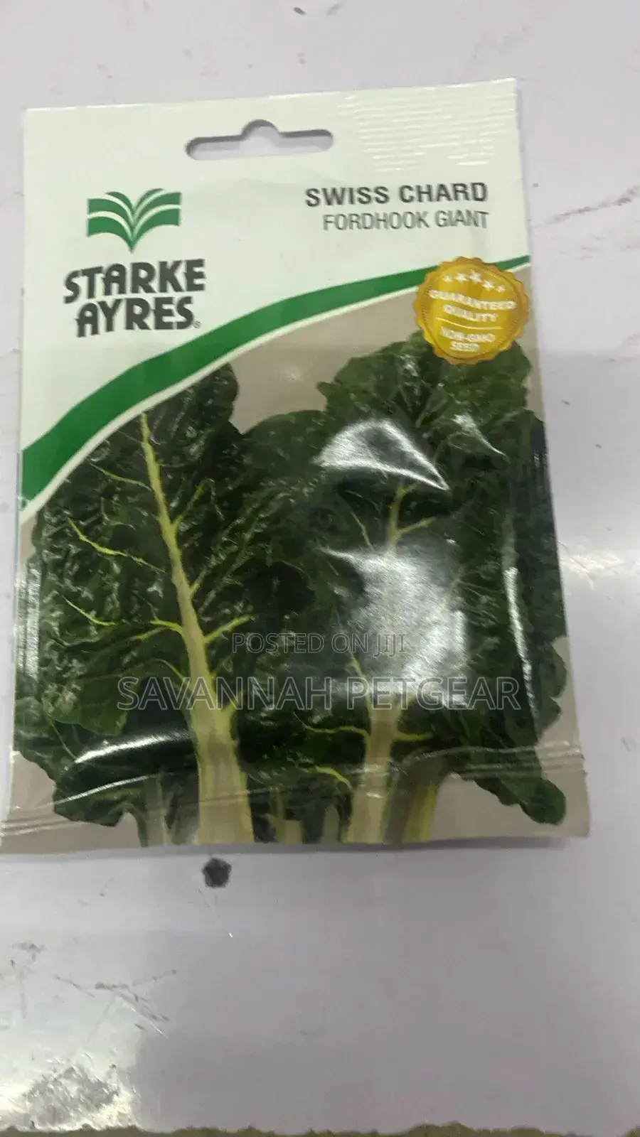 Starke Ayres Swiss Chard Fordhook Giant Seeds. - 10 Grams