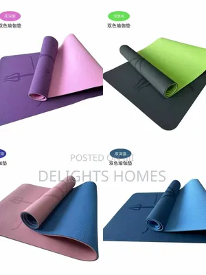 Two-Tone Quality Yoga Mat -Go