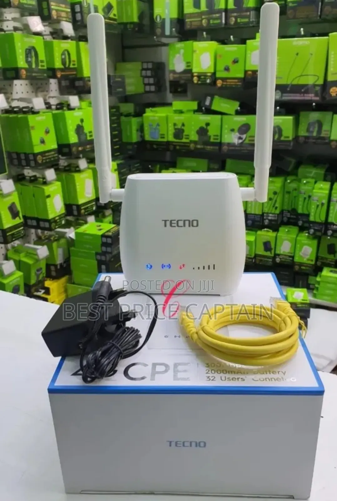 Tecno Router 32 Users Router With Standby Battery