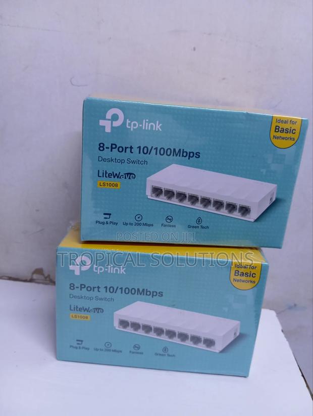 Tp-Link Ls1008 8 Port 100mbps Tp-Link - thumbnail 2