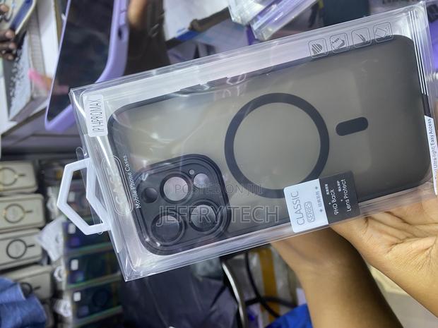 Qaaal Translucent Magnetic Matte Phone Case for iPhone 14 Pro Max - thumbnail 2