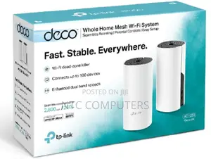 Tp-Link Deco M4 Ac1200 Whole Home Mesh Wi-Fi System (2 Pack)