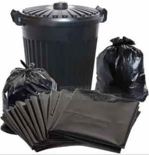 Black Large Size Garbage Bags 50 Pieces
