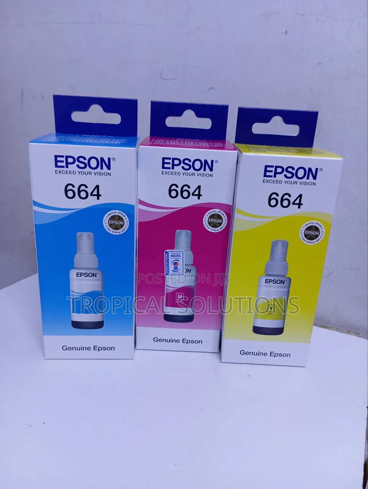 Epson Ink Cart 664 Colour Ink Available