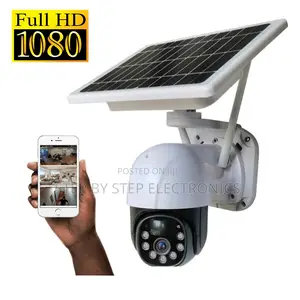 Color Night Vision 4g Sim Card PTZ Outdoor Solar CCTV Camera