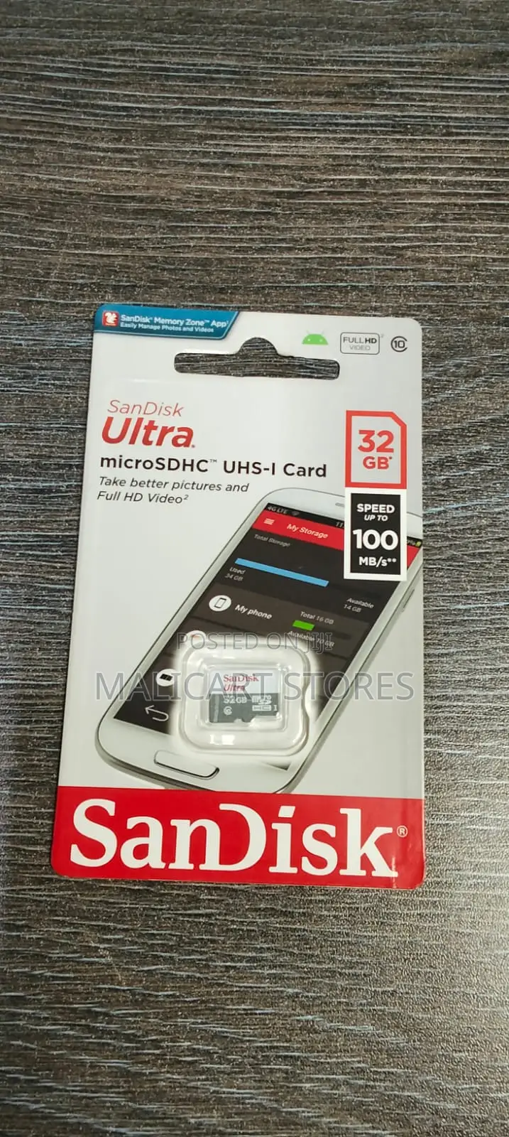 Sandisk Ultra 32gb Micro Sd Card SDXC A1 Uhs-I 100mb/S