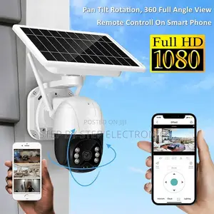 Smart Ai Human Detection 4g Simcard PTZ Outdoor Solar CCTV Camera