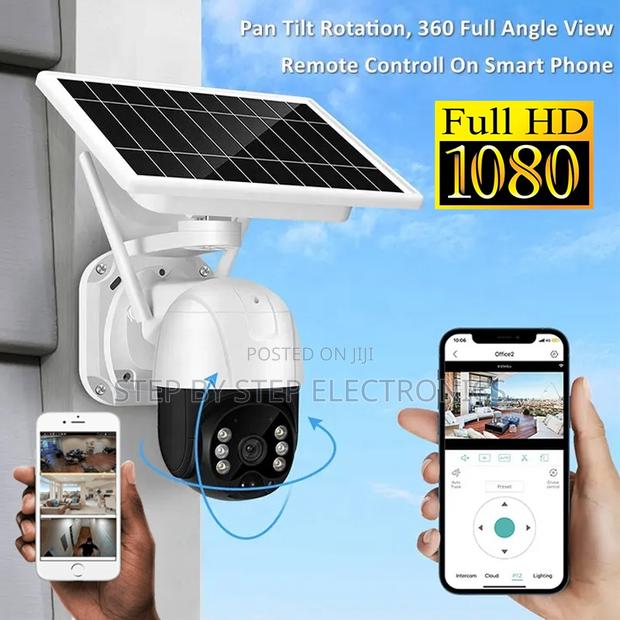 Smart Ai Human Detection 4g Simcard PTZ Outdoor Solar CCTV Camera