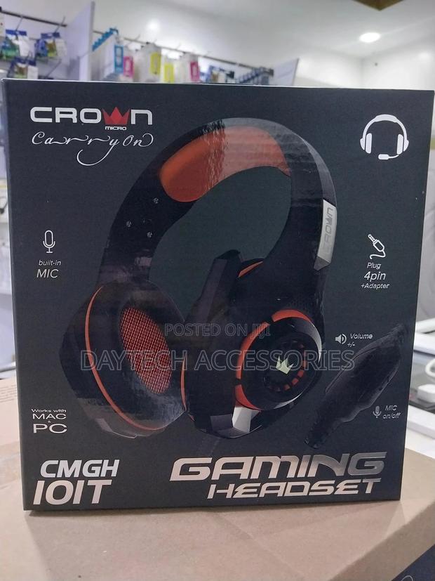 Crown Micro CMGH-102t Gaming Headset. - thumbnail 2