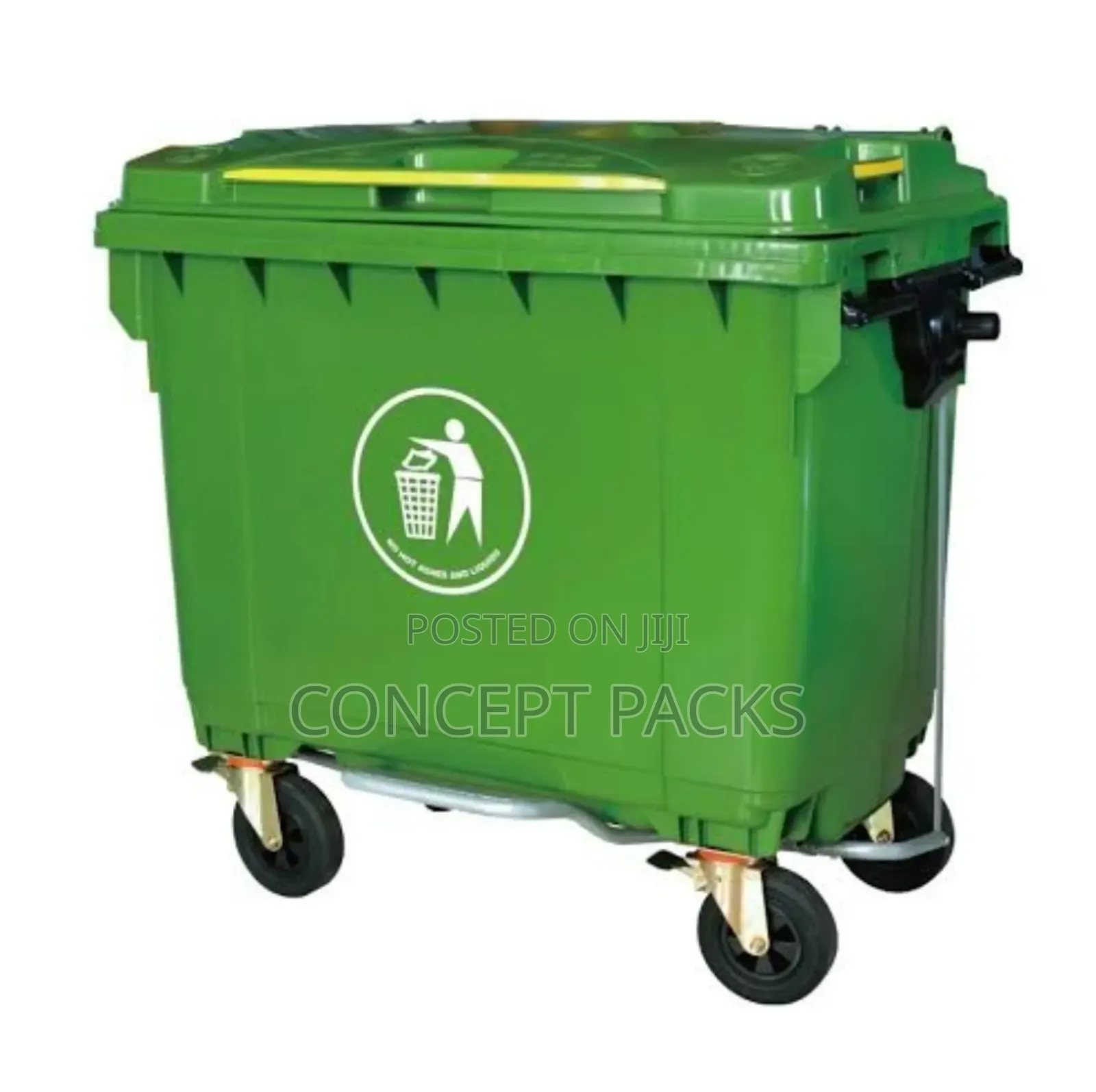 Mobile Trashbin With Wheels 660l