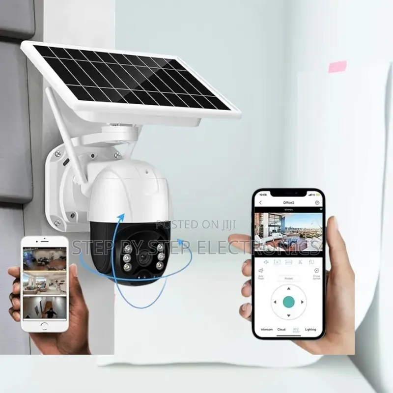 Smart Outdoor 4g PTZ Rotation Color Night Vision Solar CCTV Camera
