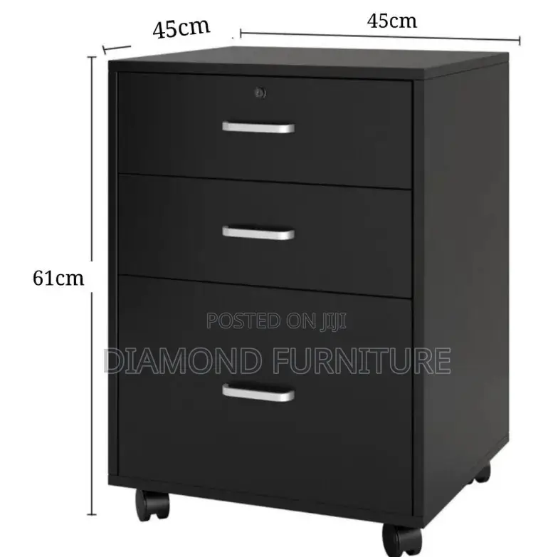 Office Furniture; Modern -Pedestal With (Lock and Key Security System)