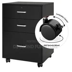 Office Furniture; Modern -Pedestal With (Lock and Key Security System)