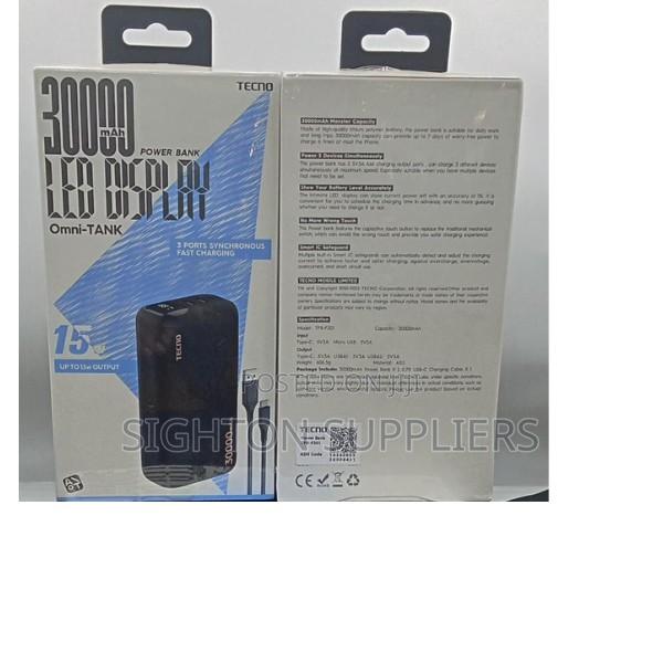 Tecno Powerbank 30000mah - main view