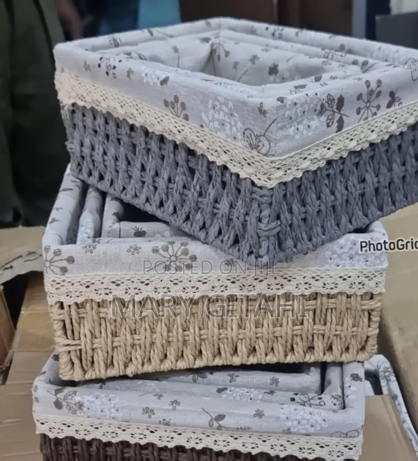 3in1 High-Quality Weaved Baskets