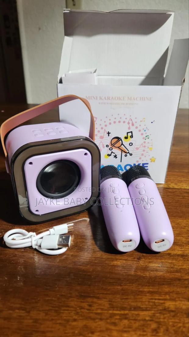 Kids Mini Karaoke Machine With Wireless Microphone - thumbnail 6