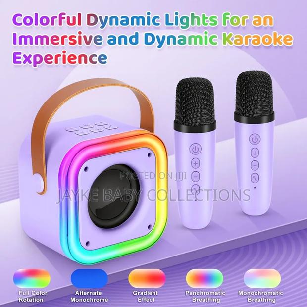 Kids Mini Karaoke Machine With Wireless Microphone - thumbnail 11