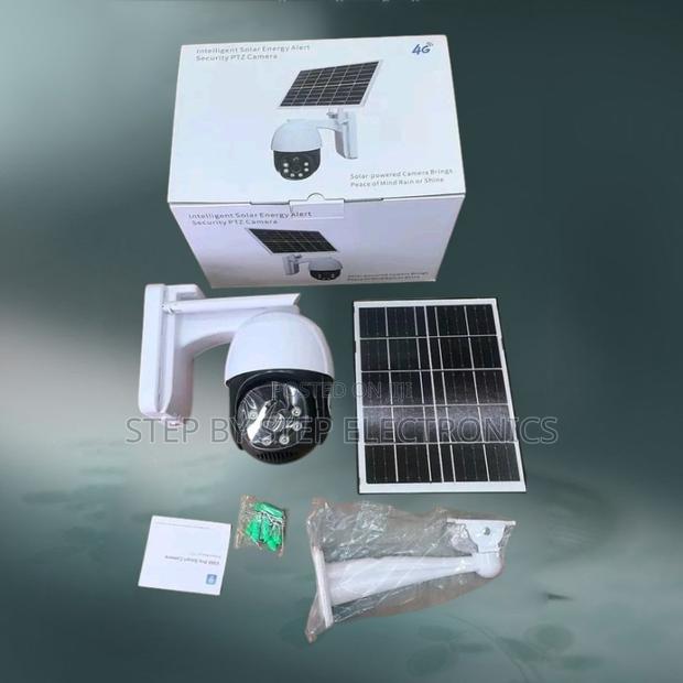 1080p PTZ Rotating 4g Solar Security Camera With Sim Card Slot