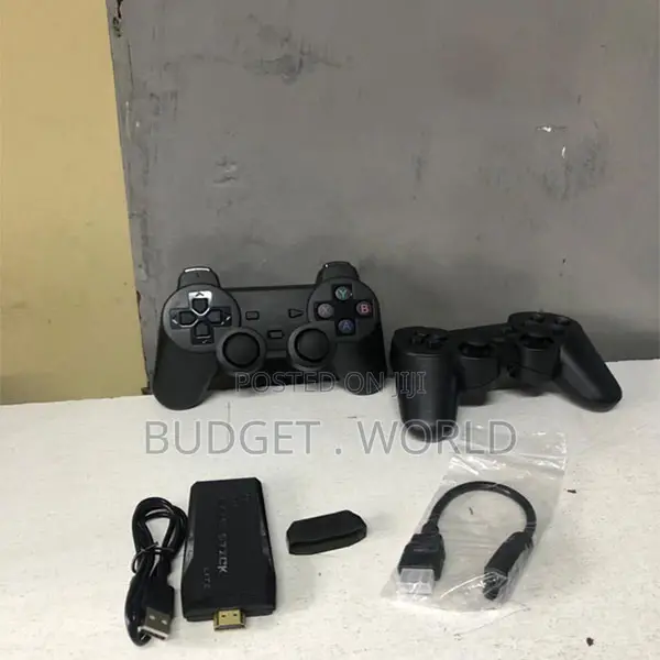 Portable Pocket Wireless Classic Game Stick Console 2.4g Dual