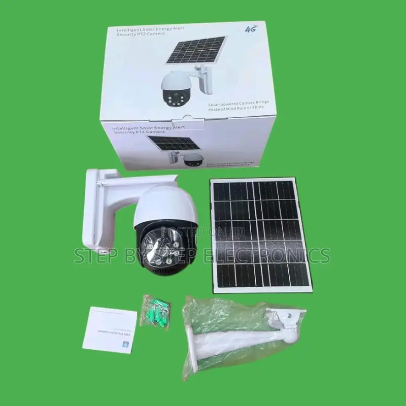 1080p 2mp 4g Sim Solar CCTV Camera With Night Vision, Motion Detection