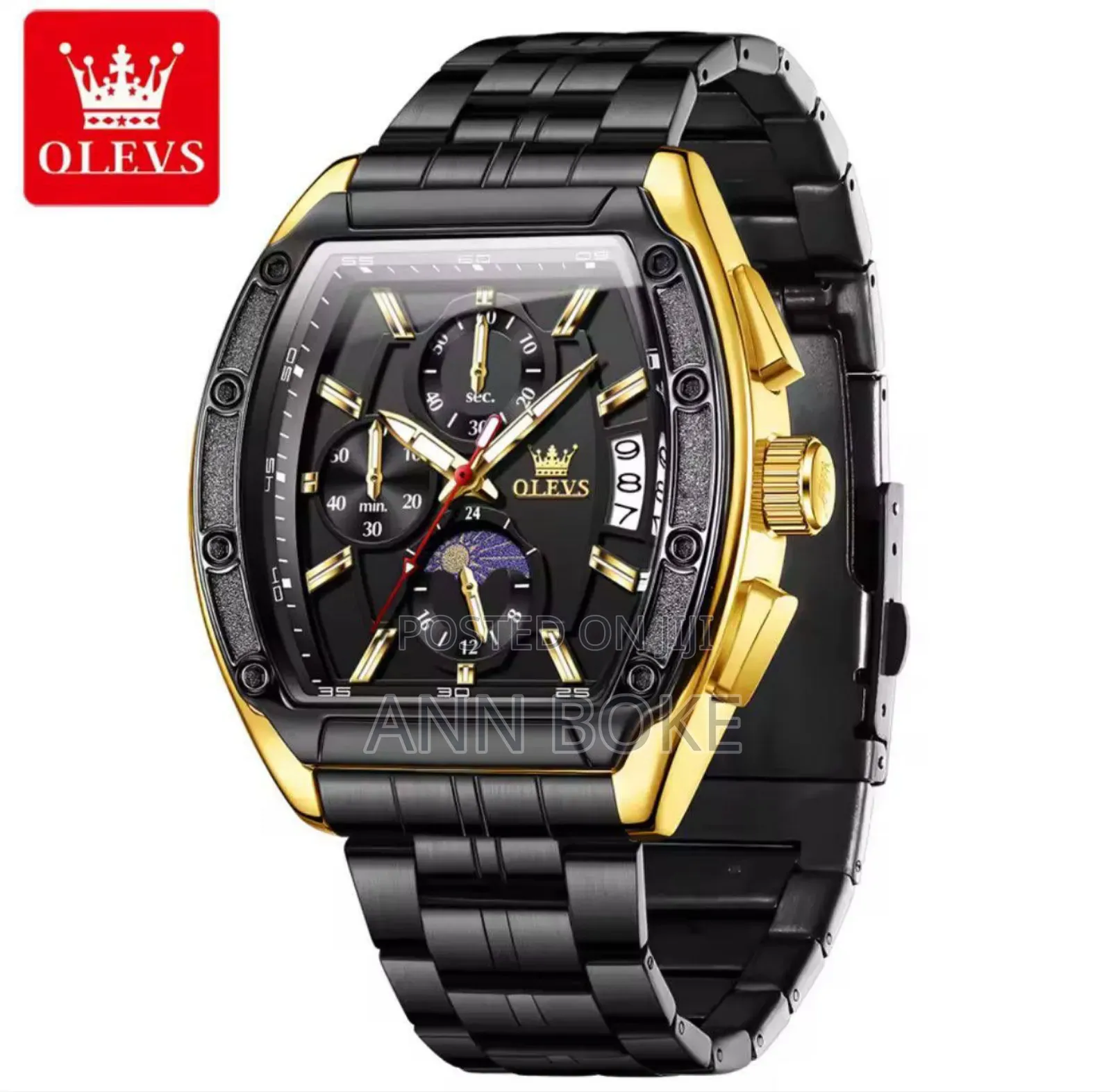Restocked *_Olevs Chronograph Gents Watch