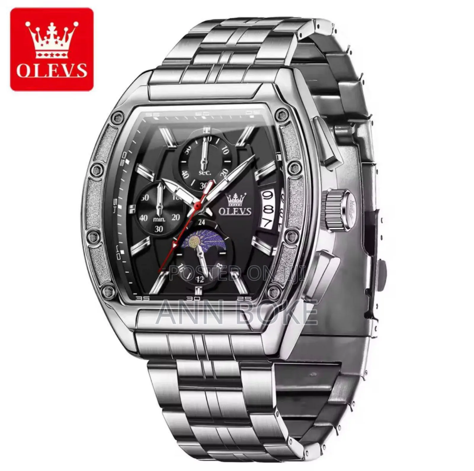 Restocked *_Olevs Chronograph Gents Watch
