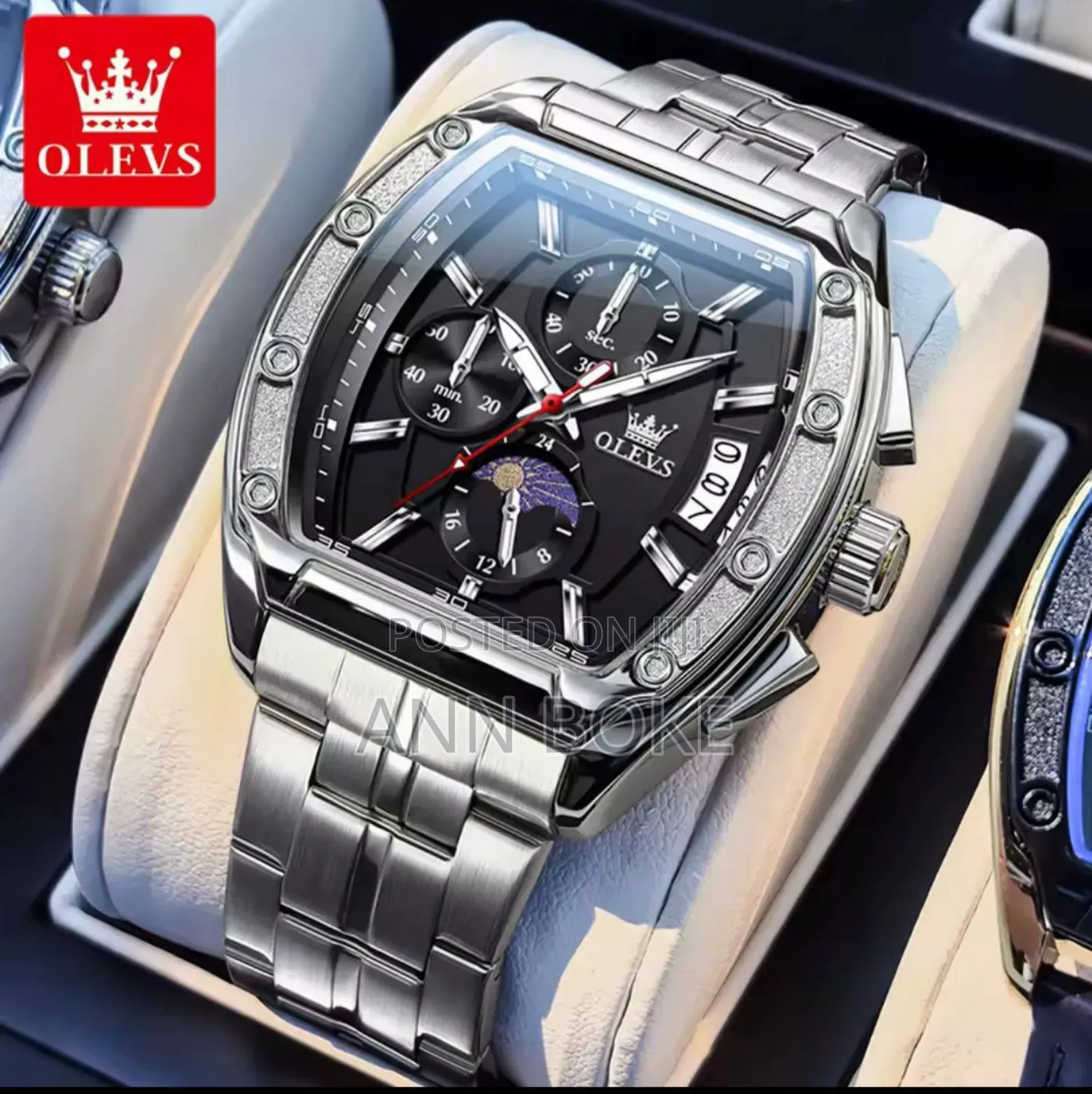 Restocked *_Olevs Chronograph Gents Watch