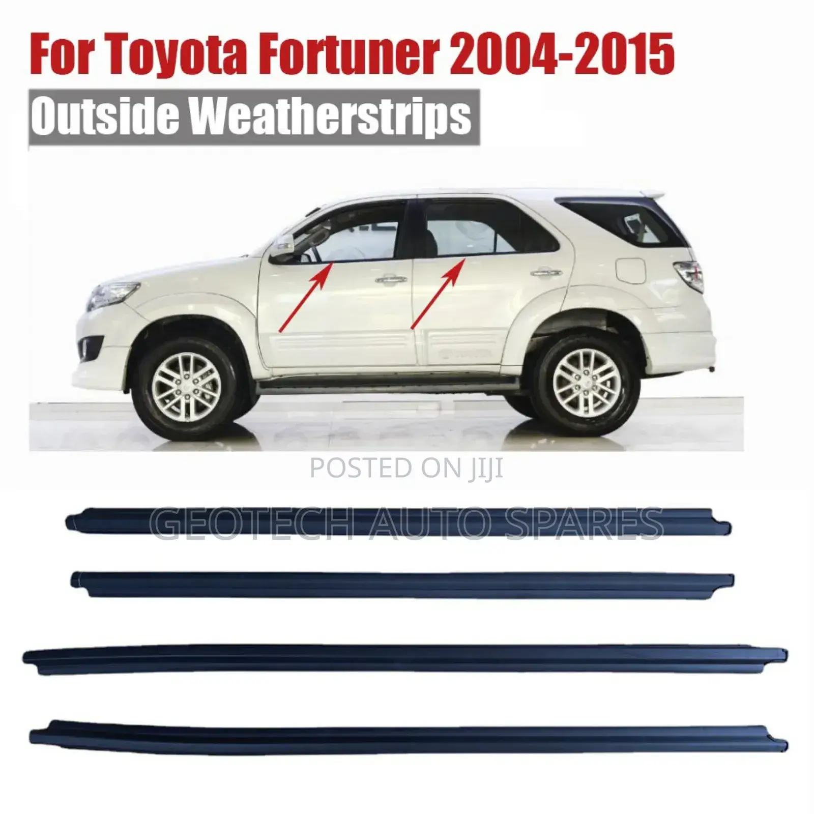 Toyota Fortuner Weatherstrips