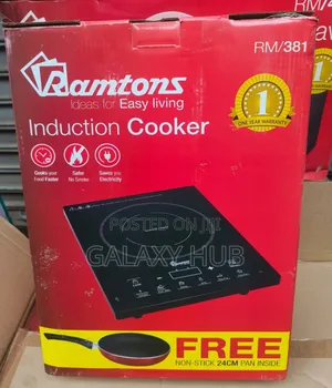 Ramtons Induction Cooker With Free Pan