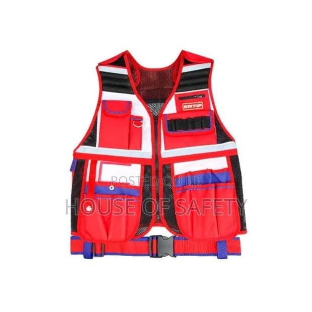 Red Safety Tool Jackets - main view