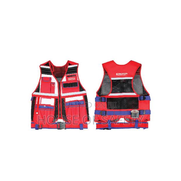 Red Safety Tool Jackets - thumbnail 2