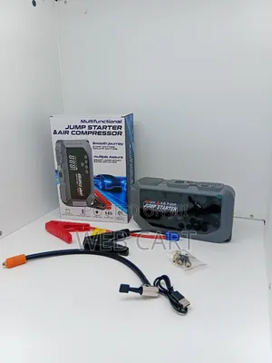 Multifunctional Jump Starter With Digital Compressor