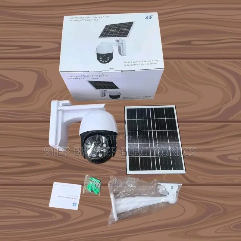 Smart Tracking Motion Alerts 4g Sim Card PTZ Outdoor Solar CCTV Camera
