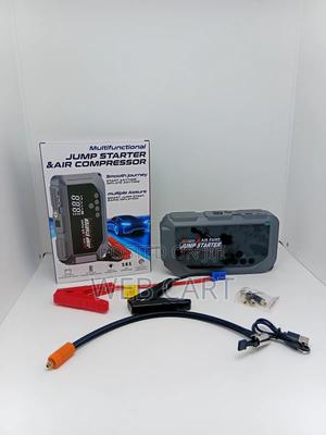 Digital Jump Starter With Tire Inflator – High Performance 12v - thumbnail 2