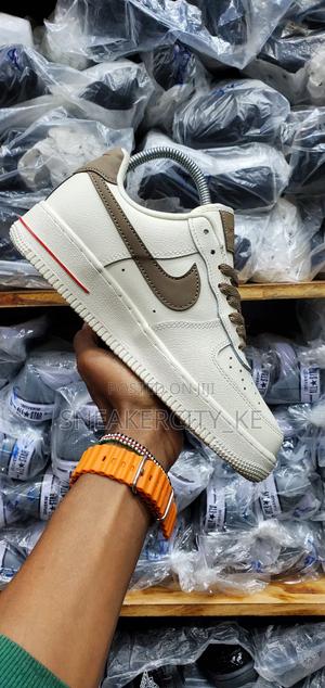 Brown Cream Airforce 1 Custom - thumbnail 2