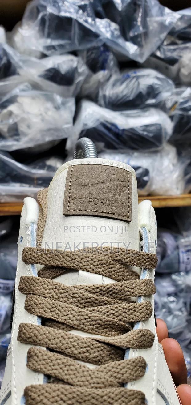 Brown Cream Airforce 1 Custom - thumbnail 5