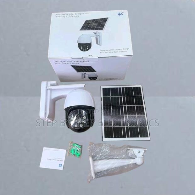 Remote Viewing 4g PTZ Rotating Full Hd 1080p Security Solar Camera
